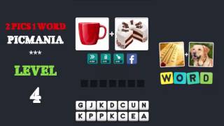 2 Pics 1 Word - PicMania Level 4 - All Answers - Walkthrough screenshot 5