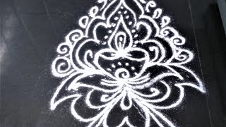 South Indian Kolam|Tamil Nadu Traditional Rangoli designs| RangoliDesigns 5