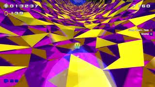Sonic World (PC): Hidden Palace - Normal Run - S-Rank (Super Sonic) screenshot 1