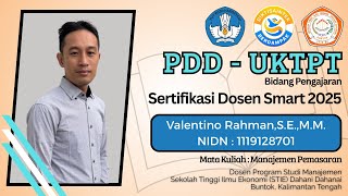  Pdduktpt Bidang Pengajaran  Serdos Smart 2025  Valentino Rahman  Stie Dahani Dahanai