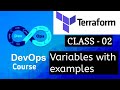 Terraform Class 2 | Variables-Input, Output, Local, and Environment with examples #Terraform #devops