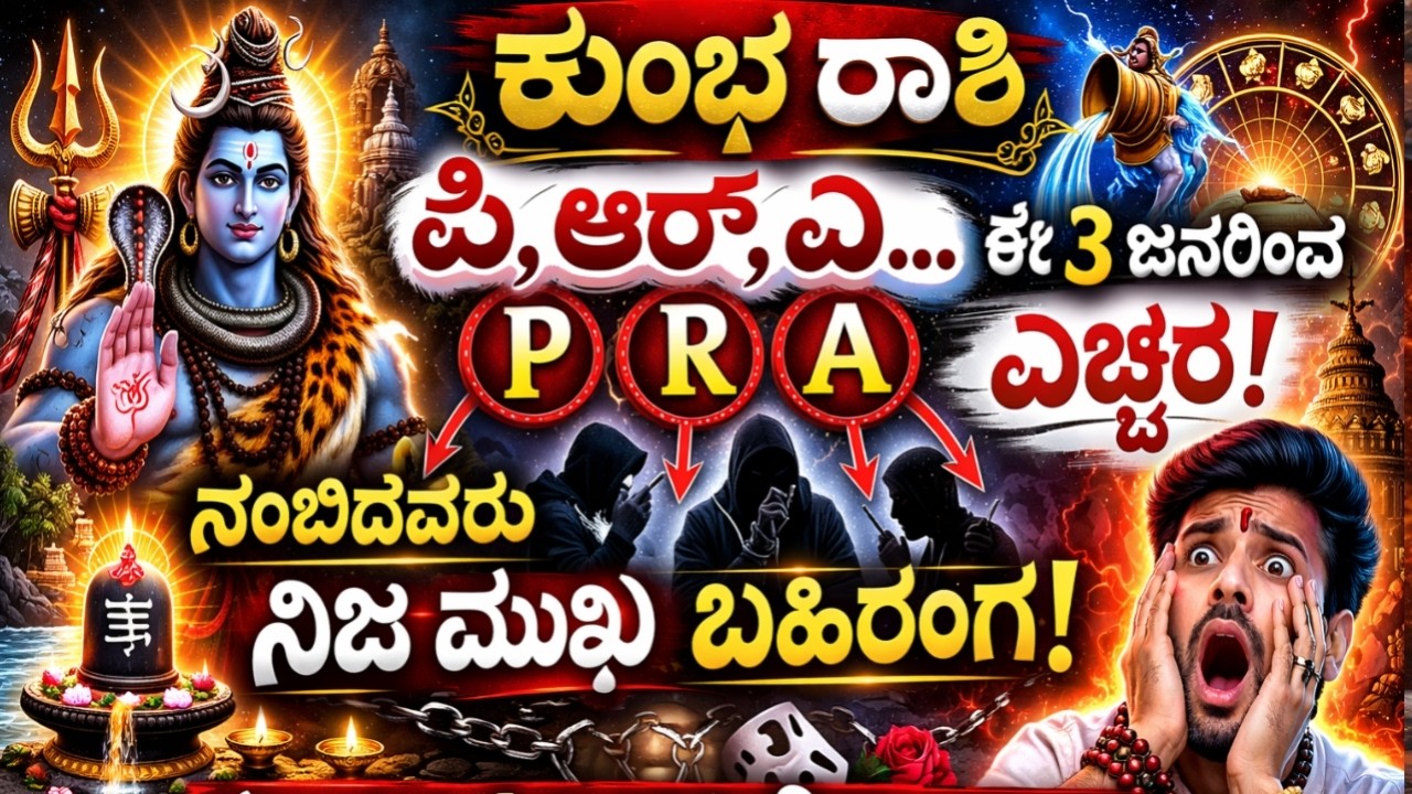 ಕುಂಭ ರಾಶಿ :ಮಾರ್ಚ್ 1–5 ಈ 4 ದಿನಗಳು ನಿಮ್ಮ ಜೀವನ ತಿರುವು|ತಪ್ಪು ಮಾಡಿದ್ರೆ ನಷ್ಟ |ದೇವರ ಸೂಚನೆ |Kumbha rashi