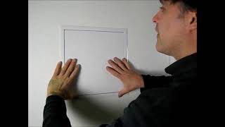 BAUCO Softline: Galvanized sheet-metal access door with soft-transition frame screenshot 5