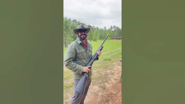 12GA 00 Buckshot Pattern at 100 Yards- Benelli Nova 12 Mod Choke #forscience #shotgun