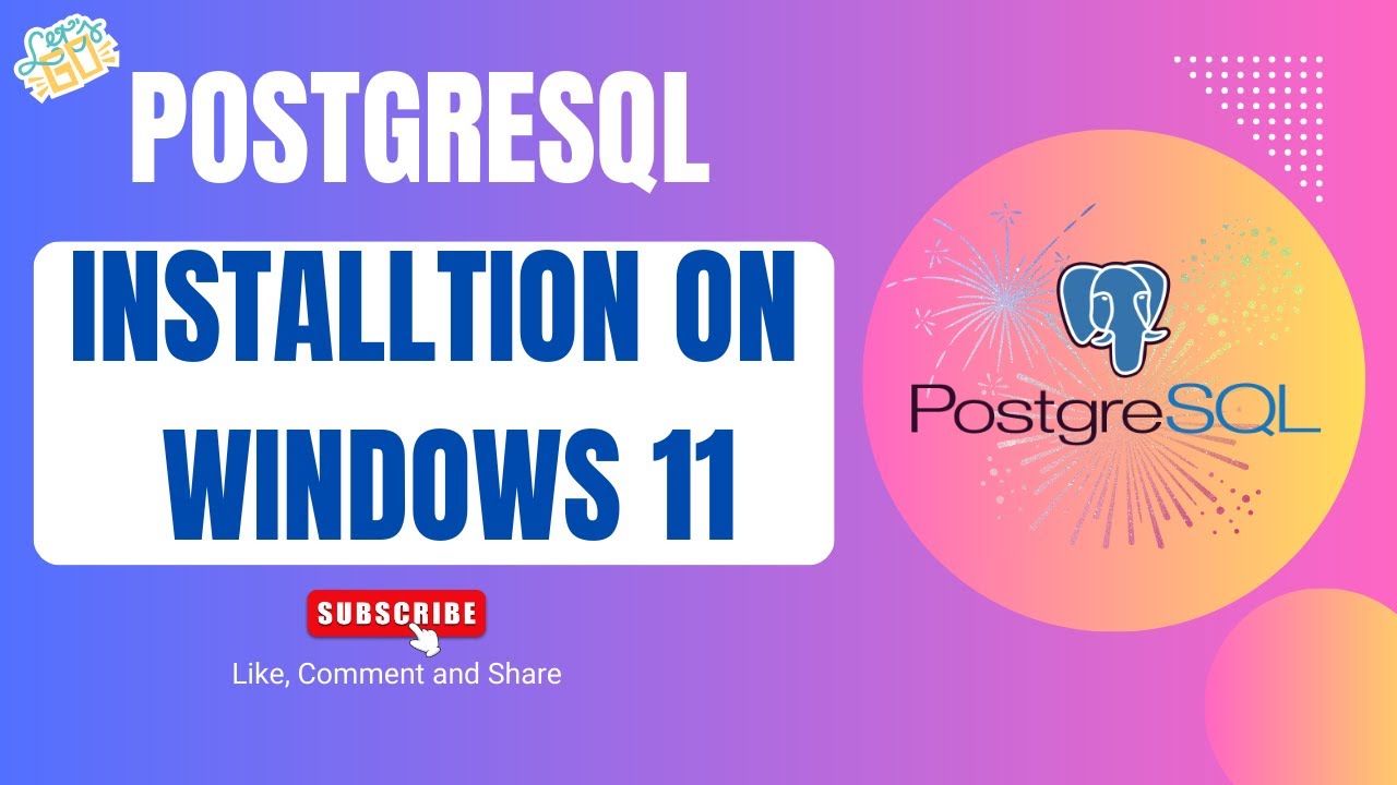 D#2: PostgreSQL Background Process Architecture || Installation on Windows 11|| #postgresqldba