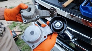 【DISCOVERY EXPEDITION】 TENSION- OFF WHITE Catastrophic Failure: Replace Belt Tensioner, Idler Pulleys