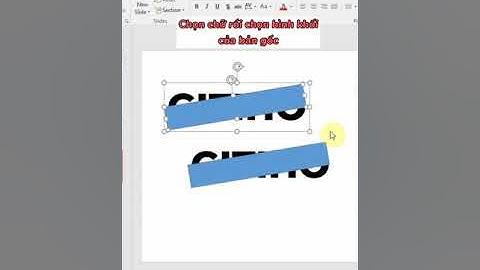 kỹ năng, thủ thuật Excel #2 - tạo hiệu ứng cho chữ