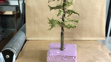 Model Railroad Adventures with Bill E120 A Tree Is But A Tree Scratch Build
