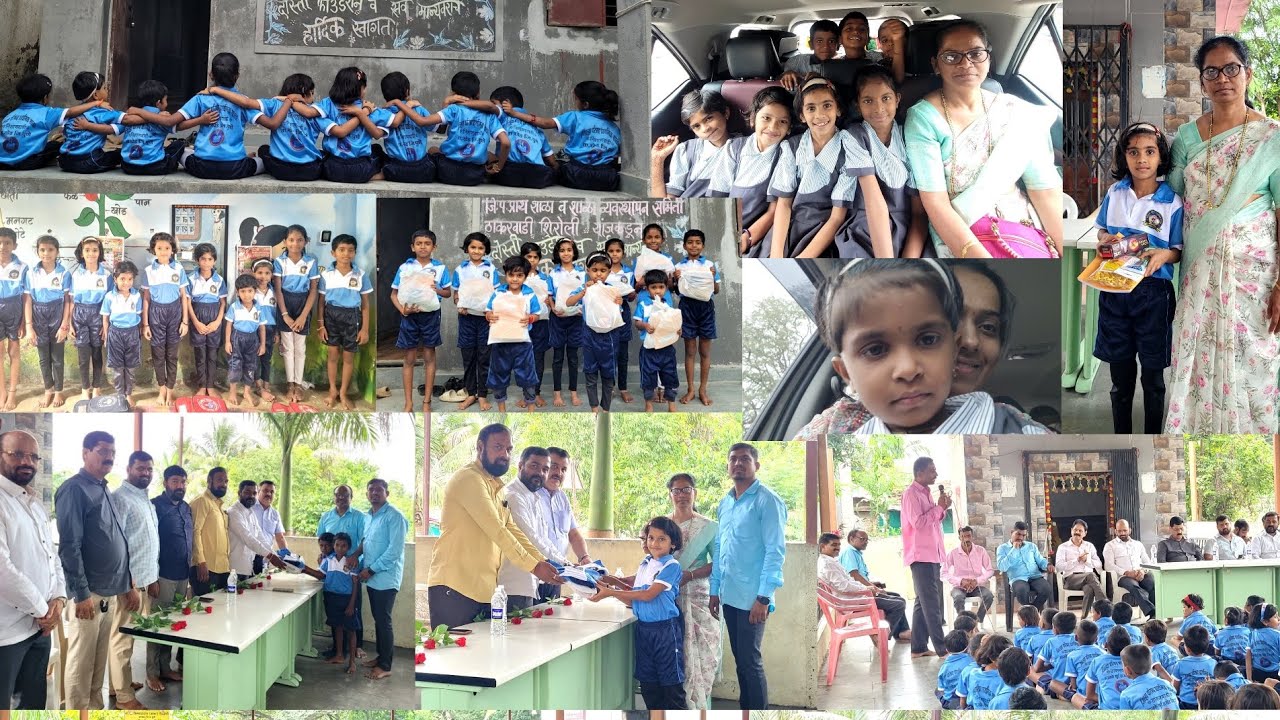 By Dosti Foundation Sports Uniform and Writing material and Food Giving programme 🌟🥳