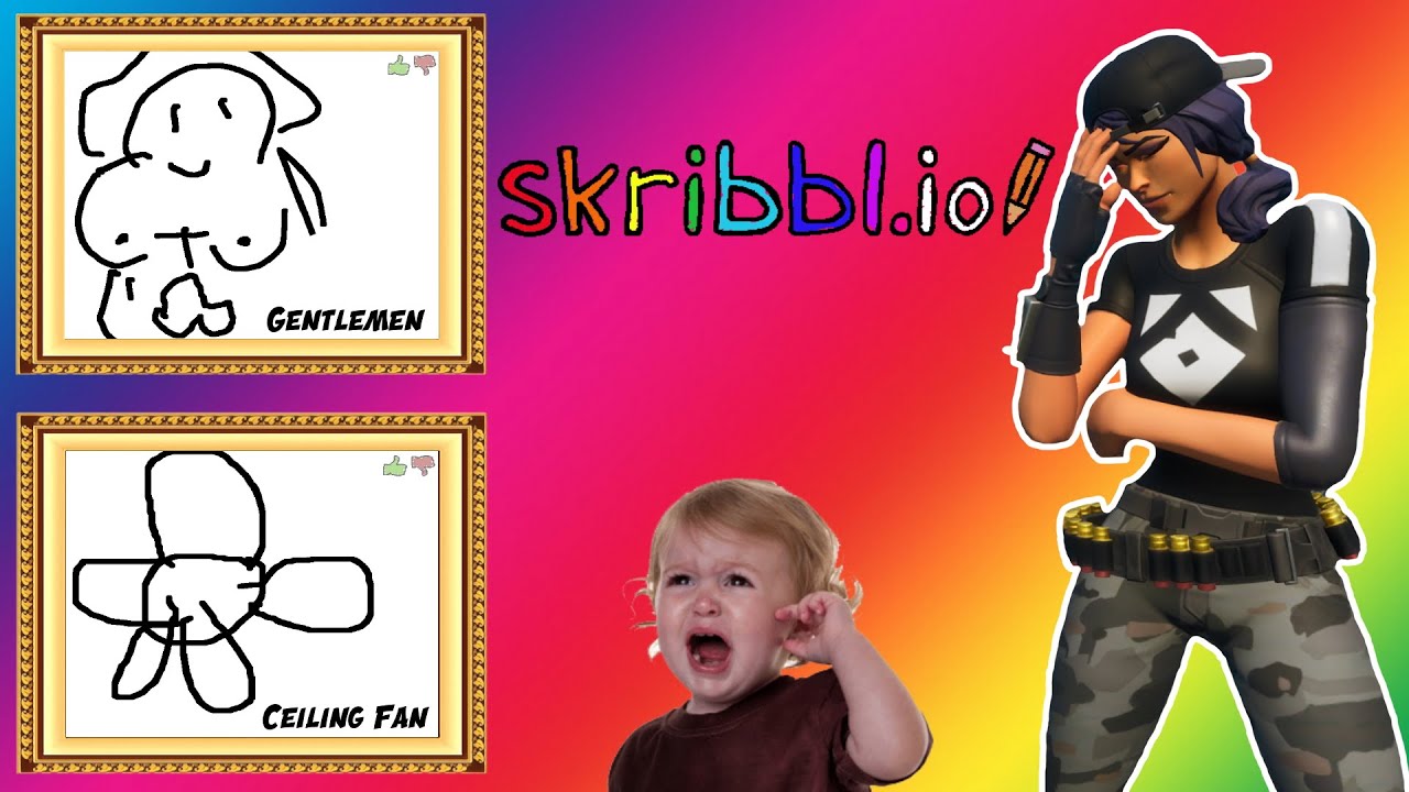 THE WORST ARTISTS EVER Scribble io Funny Moments YouTube
