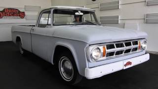 DustyOldCars.com 1968 Dodge D100 SN 1733