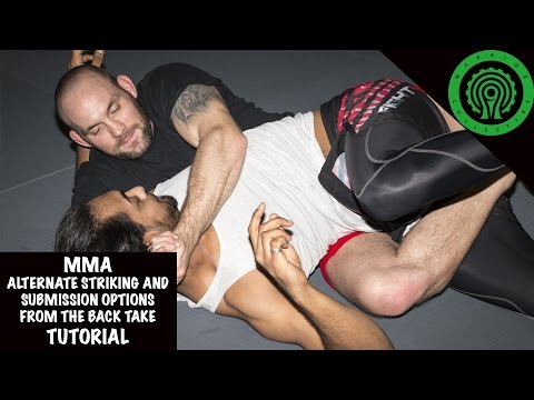 MMA Alternate Striking and Submission Options from the Back Tutorial