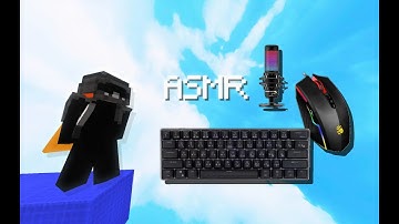 Minecraft PvP ASMR | 1000 FPS + Shaders [Keyboard + Mouse] Sounds #minecraft #hypixel #asmr #bedwars