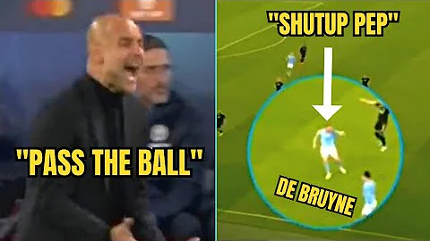 [Footage] De Bruyne Told Guardiola to "SHUTUP" During the Match | Madrid vs City 4-0 | Silva 2 Goals