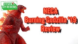 NECA Burning Godzilla 2019 Review King of the Monsters Godzilla V3 Target Exclusive