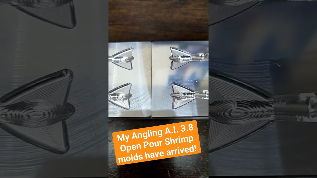 AnglingAi 3.8 Open Pour Shrimp Molds Have Arrived!