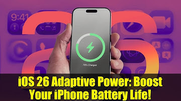 iOS 26 Adaptive Power: Boost Your iPhone Battery Life!