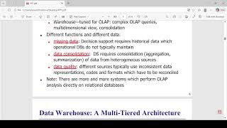 Data Warehousing and Mining- OLTP Vs OLAP, Data Warehouse Models