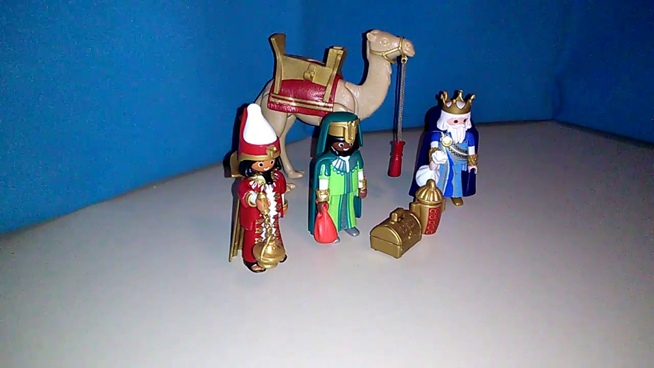 PLAYMOBIL 5589 Les Rois Mages – Figurines De Crèche Vintage Pour Collection