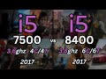 i5 7500 vs i5 8400 Tested in 14 Games (2024) | 1080p - YouTube