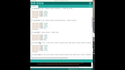 Osoyoo 2WD Robot Car Lesson 2 Code Explained
