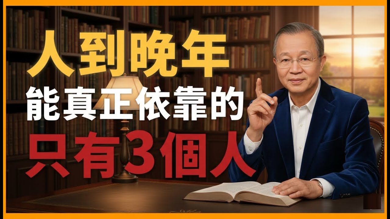 人到晚年，不要看錯人！真正靠得住的只有這3個! #人生智慧 #命理 #哲學 #曾仕強 #易經 #正能量