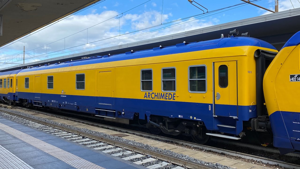 IL TRENO ARCHIMEDE di RFI in NUOVA LIVREA a Bologna Centrale! YouTube