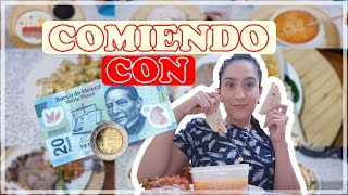 COMIENDO una SEMANA con SOLO 25 PESOS  #ECONOMIZANDO