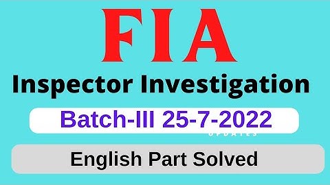 FIA Inspector Investigation Today