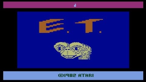 Worst game? E.T. the Extra-Terrestrial Atari 2600 Playthrough