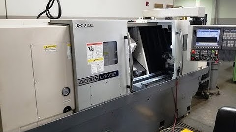 Okuma Genos L400E CNC Lathe m/c #397095