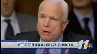KYMA: Sinema Introduces Bill to Rename Udall Institute Environmental Institute after John McCain