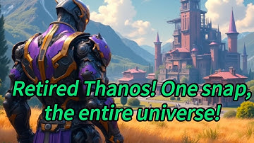 Retired Thanos! One snap, the entire universe!