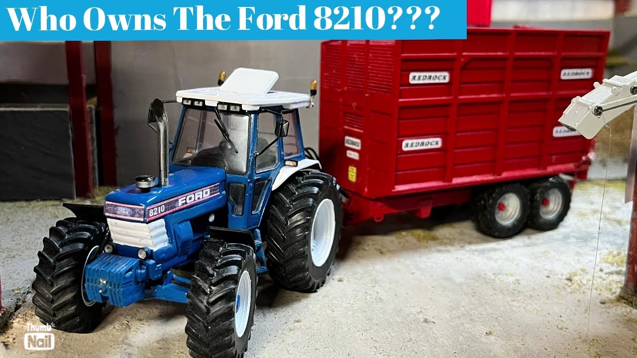 STUNNING FORD 8210, 5 Tankers At Slurry - The Big 1/32 Model Farm