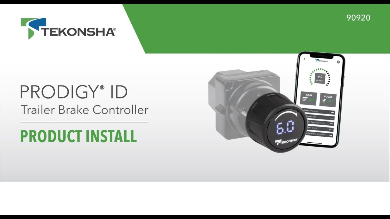 Tekonsha Prodigy iD Brake Controller w/Bluetooth App. 90920