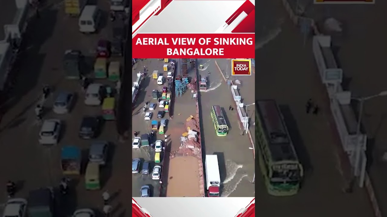 Bengaluru Floods: Drone Video Of India's IT Hub  😯😯  