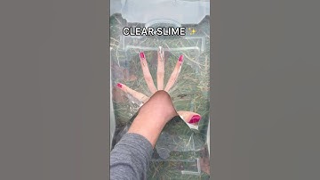 How to Make CLEAR SLIME! 😱✨ *Easy DIY Slime Recipe*