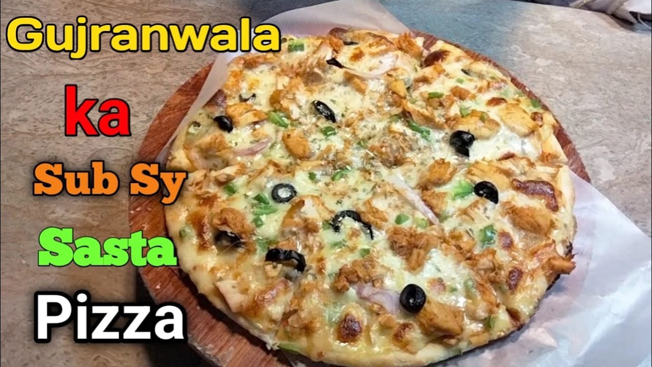 Gujranwala ka sabse sasta pizza Cheapest Pizza I Pizza in just 450 Rs