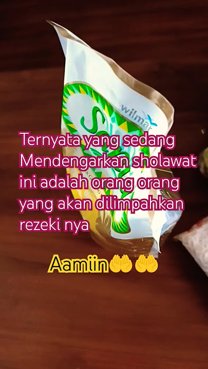 Ternyata yg sedang mendengar sholawat ini 3x adalah orang²yg akan dilimpahkan rezeki nya#sholawat