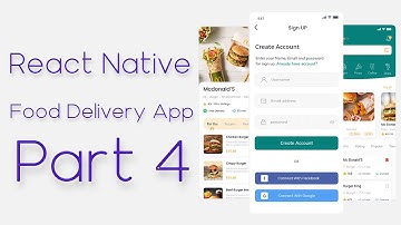 React Native | Food Delivery App | Part 4 | Registration & Reset Password Screens | Malayalam