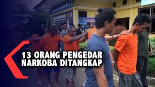 13 Orang Pengedar Narkoba Ditangkap