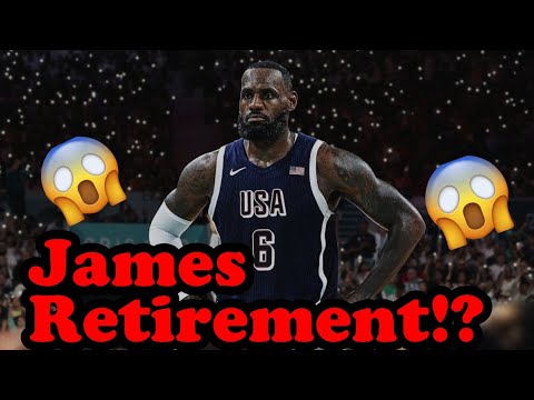 😱LeBron James retirement Bombshell⁉️ stepping away after Olympics🚨