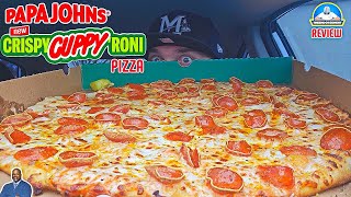 Papa John's® Crispy Cuppy Roni Pizza Review! 🍕 | BEST Pizza They Ever Offered? | |theendorsement