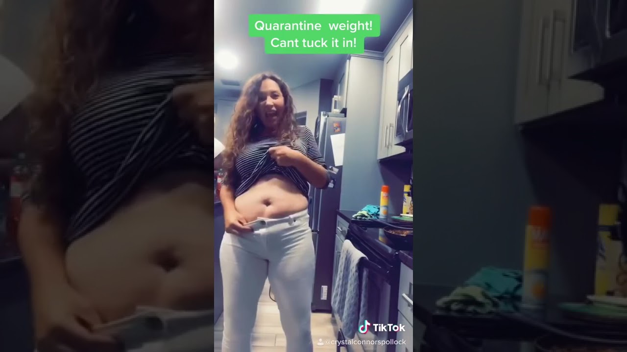 Funny Quarantine 15 weight gain! Can’t tuck it in! What the hell! 