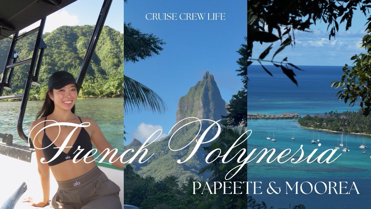 First stop of our 25day Pacific crossing:FRENCH POLYNESIA 🌺 【太平洋横断クルーズ最初のストップ、フレンチポリネシアへ】