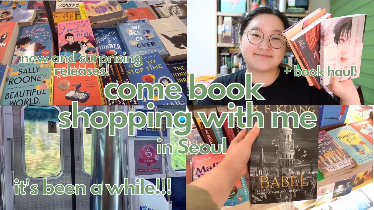 come book shopping with me in Seoul! | Kyobo bookstore: surprising and new releases!!