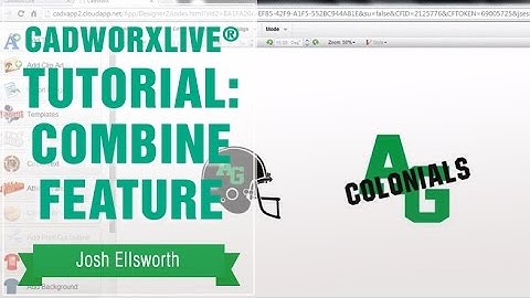 CadworxLIVE® Tutorial: Combine Feature