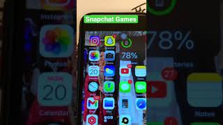 How To Play Games On Snapchat! #shorts