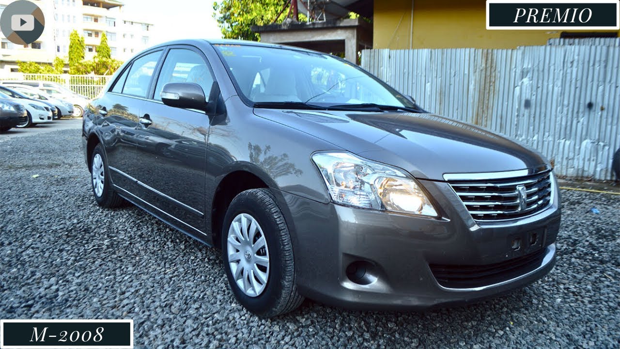 Toyota Premio 2008 model in gray colour now available at harab