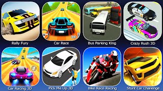 Rally Fury,Car Race,Bus Parking King,Crazy Rush 3D,Car Racing 3D,Pick Me Up 3D,Bike Race Racing screenshot 4